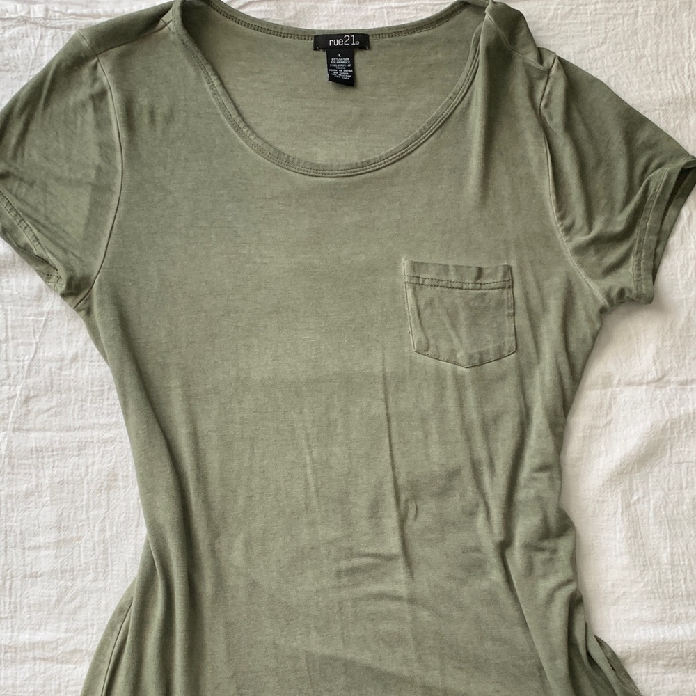 LAST CALL: Sage Green Short Sleeve Tee